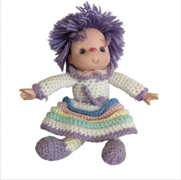 Other - 4/$25! Vintage 1980s Crocheted Ice Cream Doll